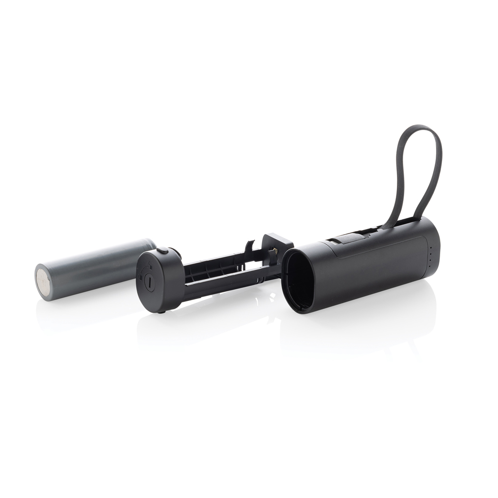 CycleCell 5000mah Powerbank mit herausnehmbarer Batterie - Innovatives Werbegeschenk für Events und Messen