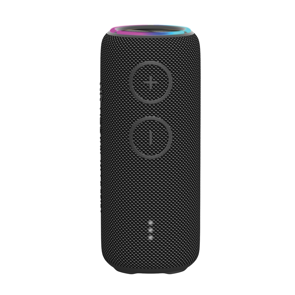 Urban Vitamin Pacific Grove 30W IPX7 Bluetooth-Speaker aus RCS-Recyclingmaterial mit Lasergravur Urban Vitamin Pacific Grove 30W IPX7 Bluetooth-Speaker aus RCS-Recyclingmaterial mit Lasergravur