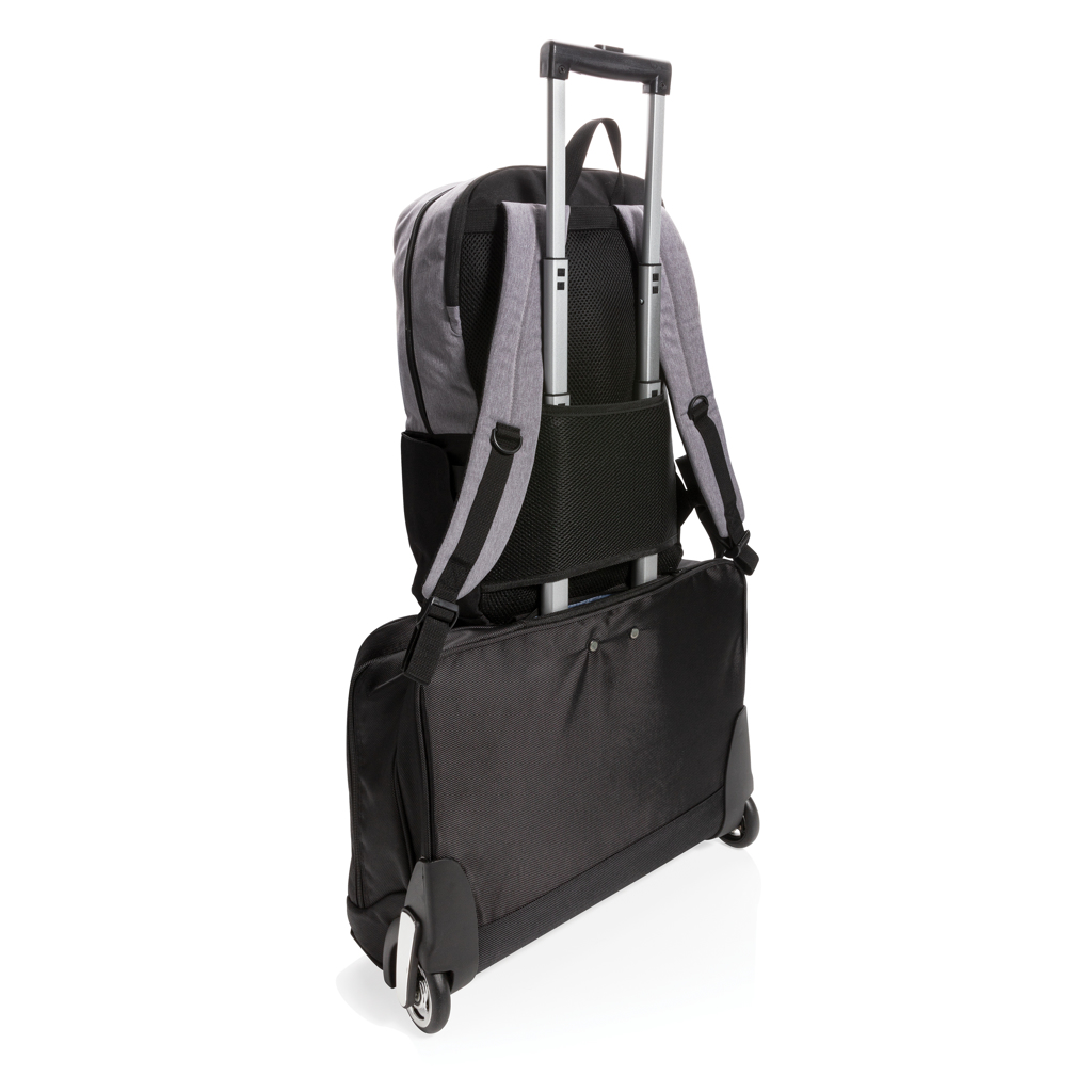 XD Collection Laptop-Rucksack 15,6 Zoll mit USB-Port und RFID-Schutz, PVC-frei