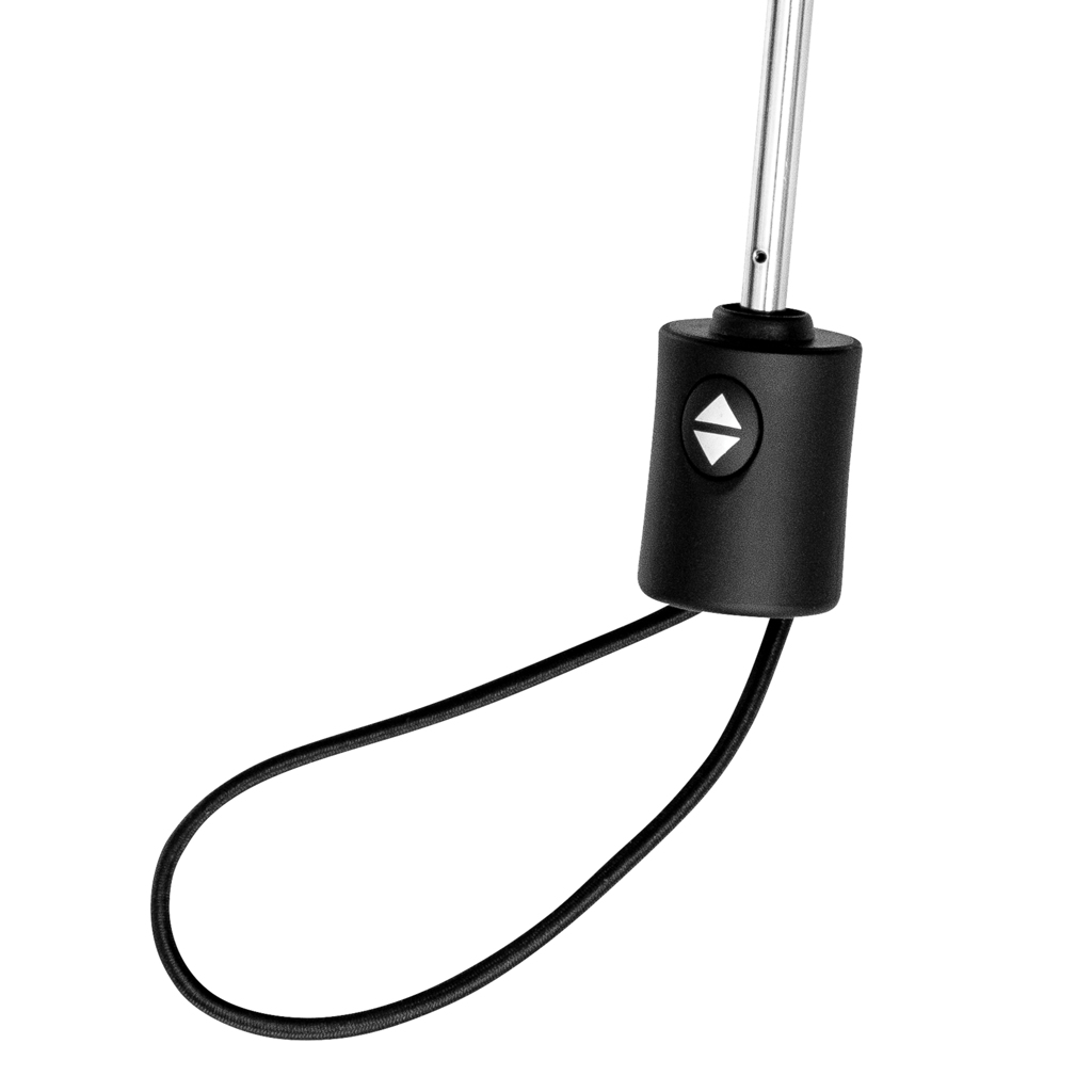 Swiss Peak AWARE RPET Taschenschirm 20,5 Zoll, vollautomatisch, schwarz
