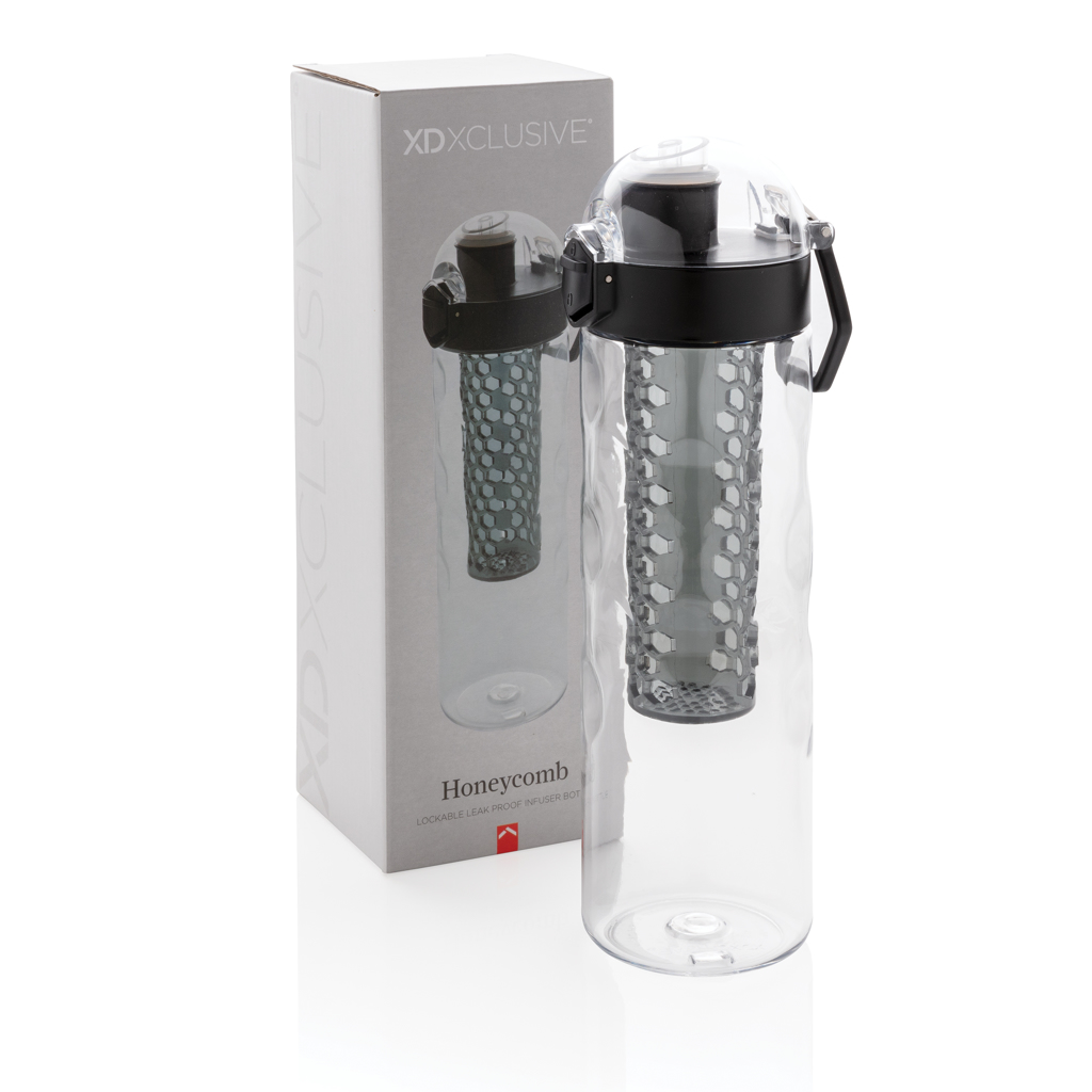 BPA-freie Tritan Aromaflasche 700 ml auslaufsicher schwarz