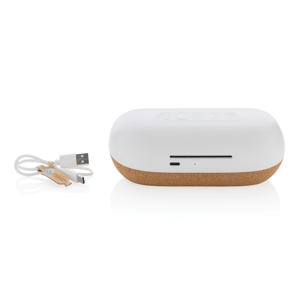 Oregon 10W Bluetooth-Lautsprecher aus FSC-Kork und RCS-recyceltem ABS