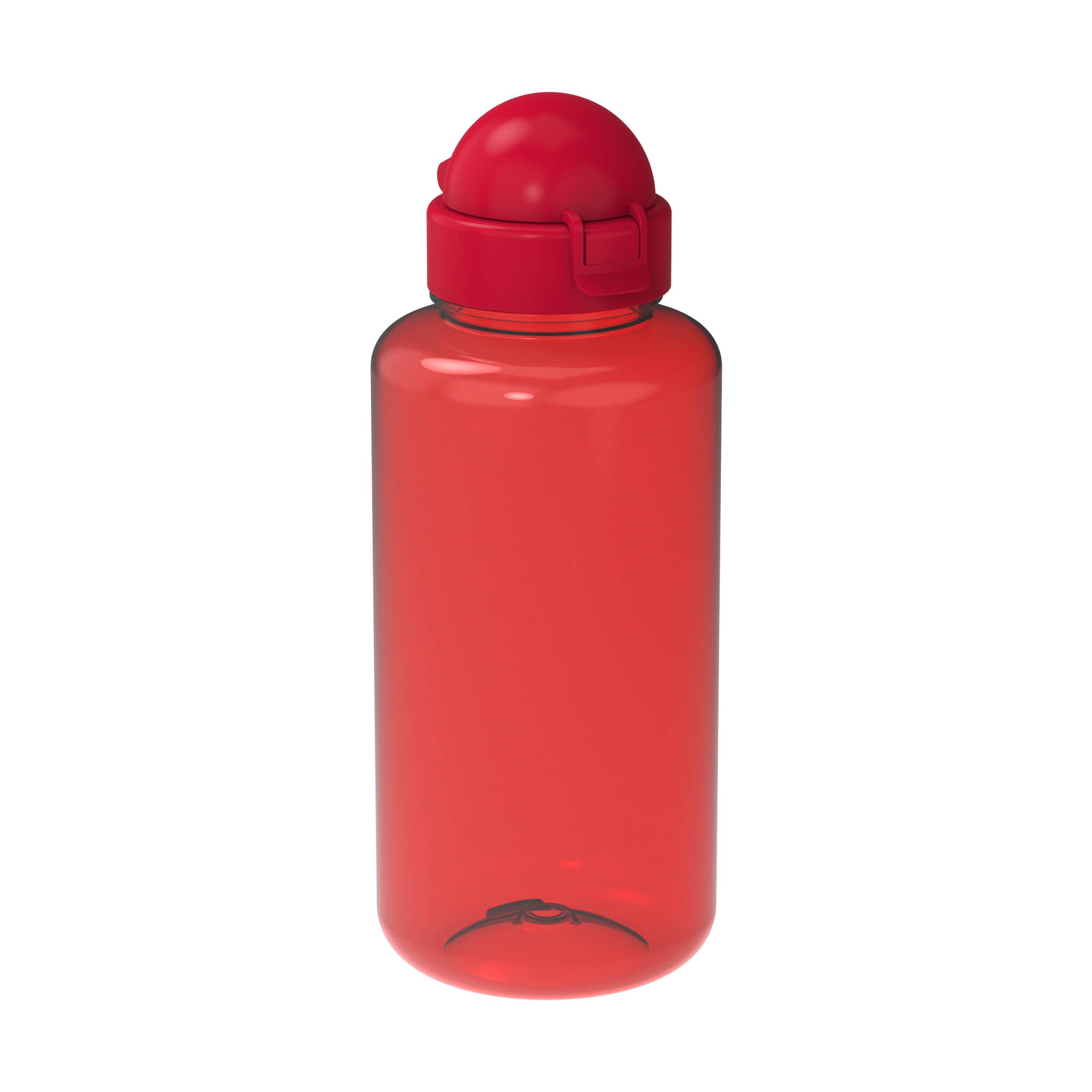 Trinkflasche "Junior", 700 ml – transparent-rot Trinkflasche "Junior", 700 ml – transparent-rot