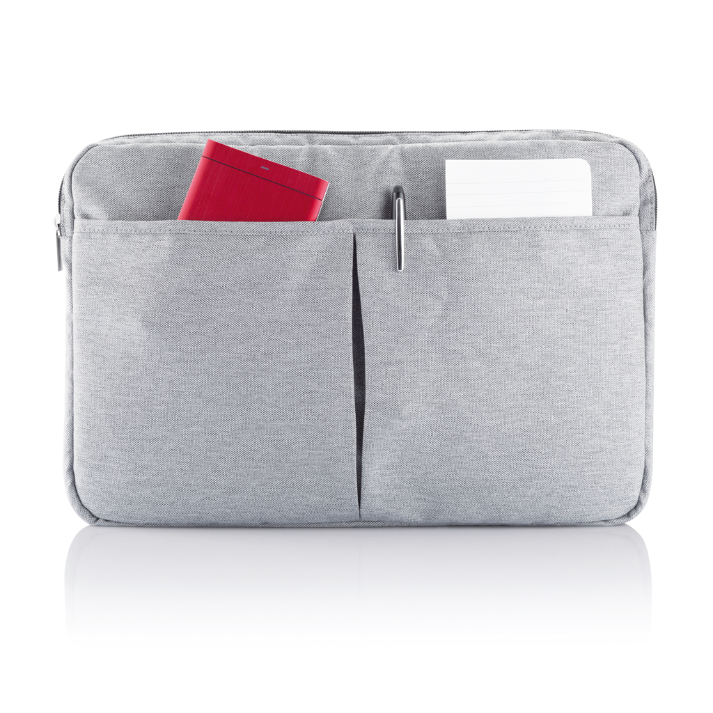 XD Collection 15 Zoll Laptophülle aus 600D-Polyester, PVC-frei – mit Logo bedruckbar XD Collection 15 Zoll Laptophülle aus 600D-Polyester, PVC-frei – mit Logo bedruckbar