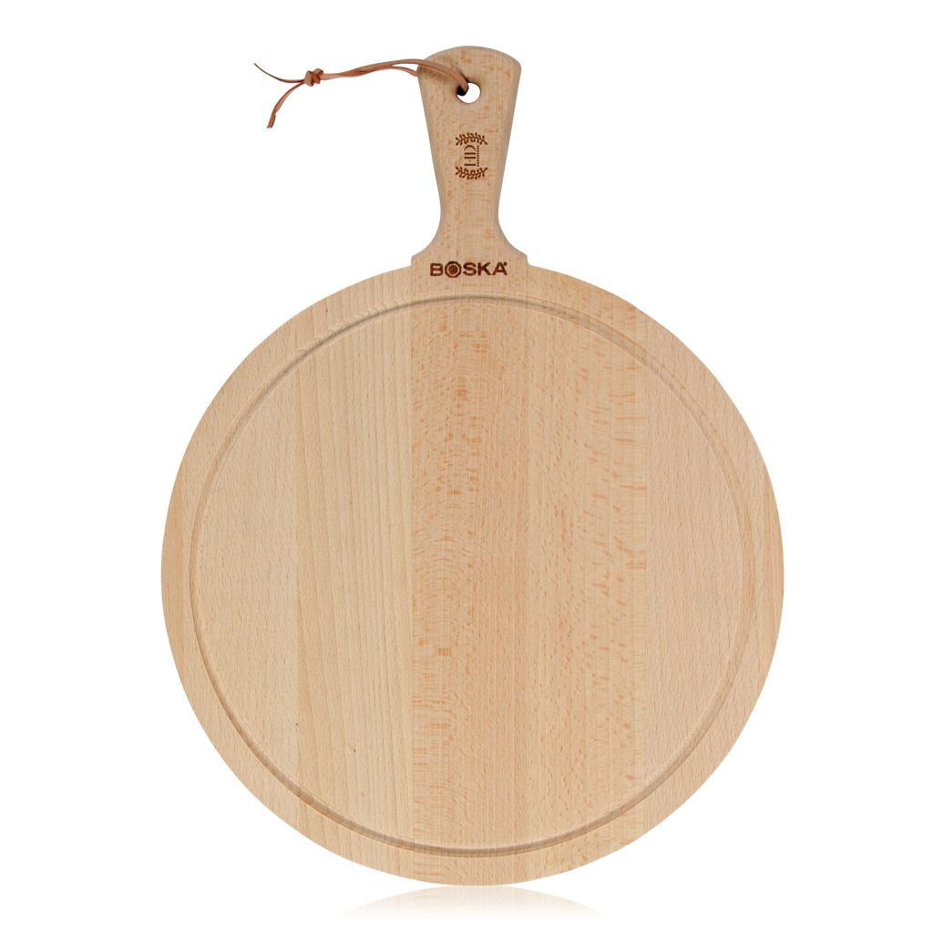 BOSKA Servierbrett Round Amigo L aus Holz mit Lasergravur BOSKA Servierbrett Round Amigo L aus Holz mit Lasergravur