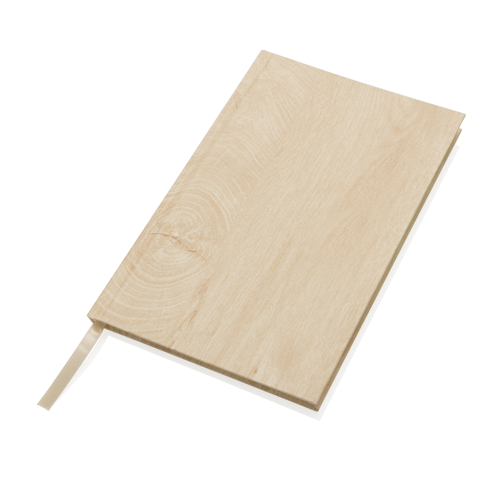 XD Collection Kavana A5 Notizbuch mit Holz-Print, FSC-zertifiziert