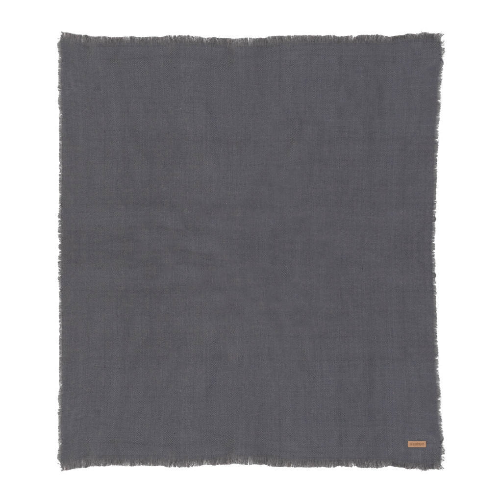 Ukiyo Aware Polylana gewebte Decke 130x150 cm mit Logo-Bestickung
