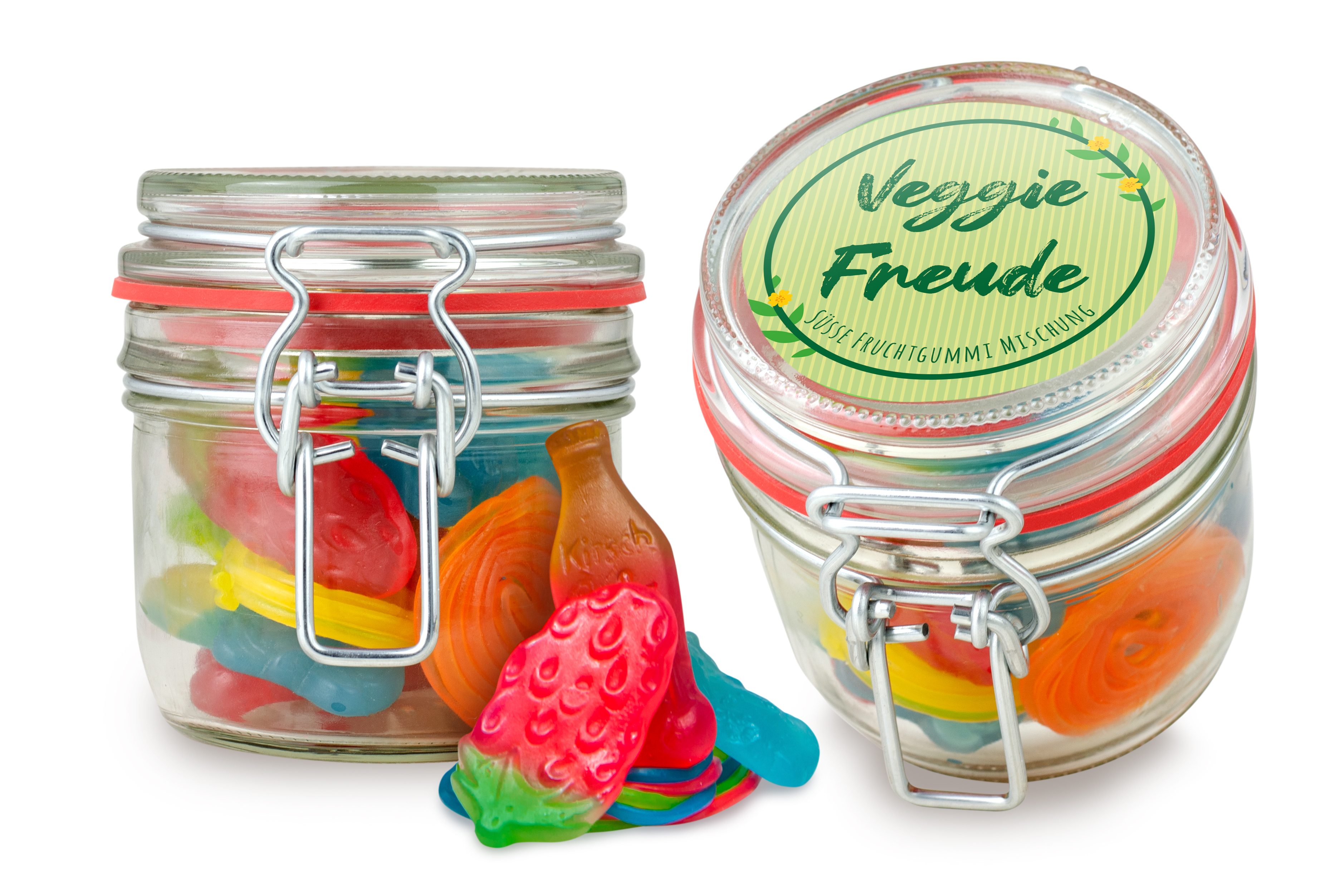 Bügelglas Veggie Freude Bügelglas Veggie Freude