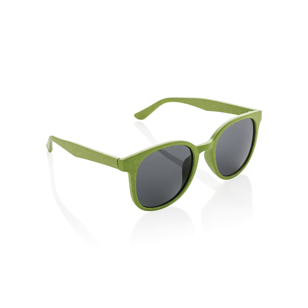Weizenstroh-Sonnenbrille XD Collection mit UV400-Schutz, bedruckbar