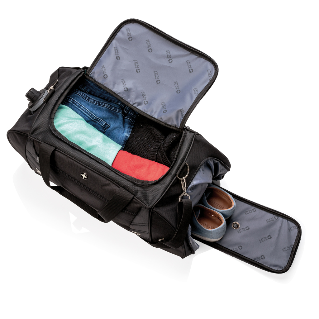 Swiss Peak Sporttasche P707.23 aus 600D/1680D Polyester mit Schuhfach
