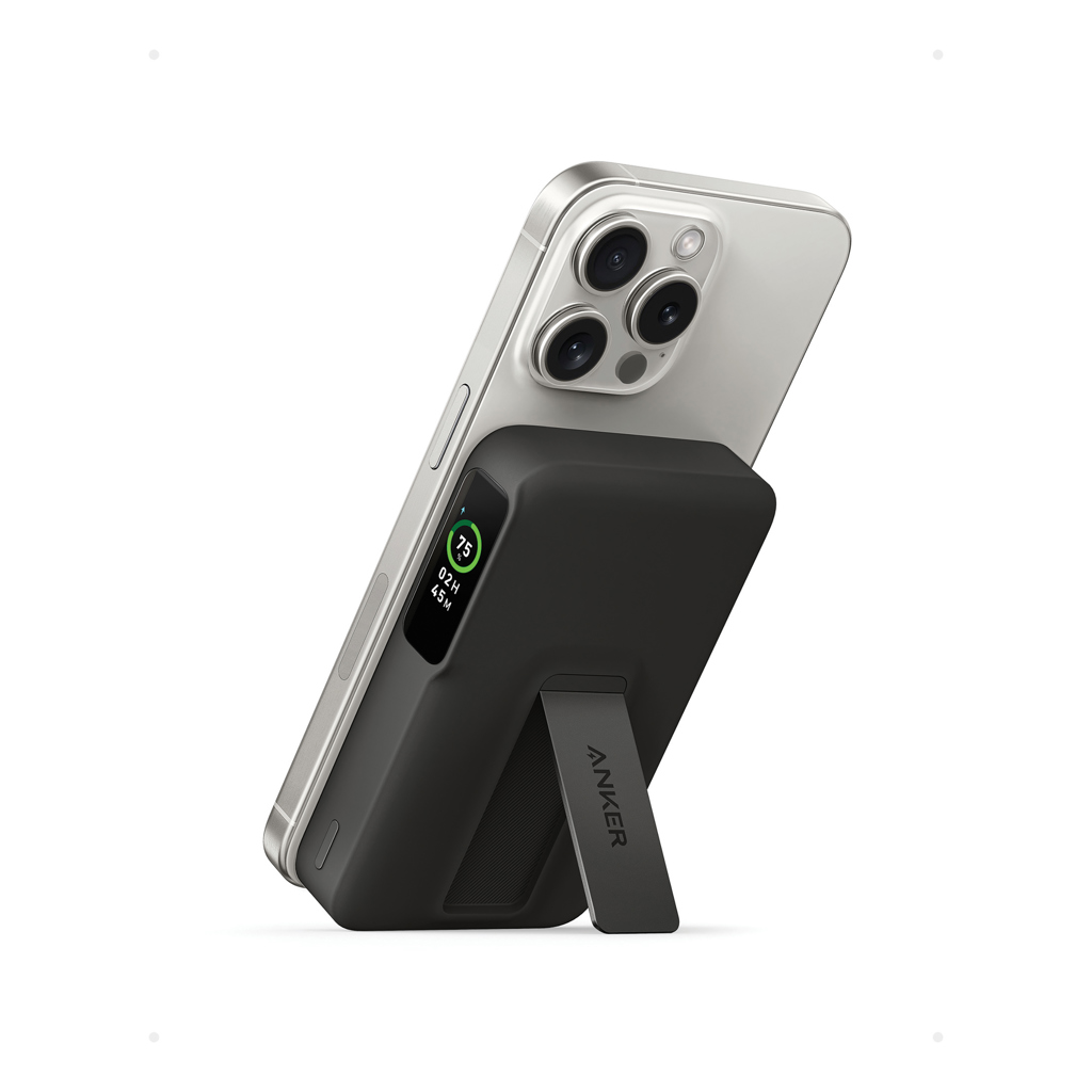 Anker MagGo Powerbank 10.000 mAh Qi2 MagSafe mit Klappständer Anker MagGo Powerbank 10.000 mAh Qi2 MagSafe mit Klappständer