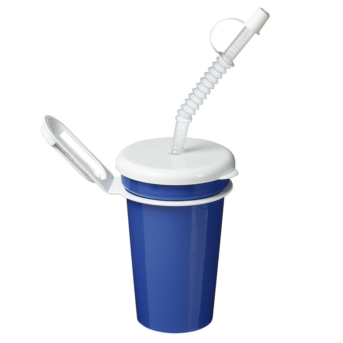 Trinkbecher "Take Away" 0,4 l – standard-blau