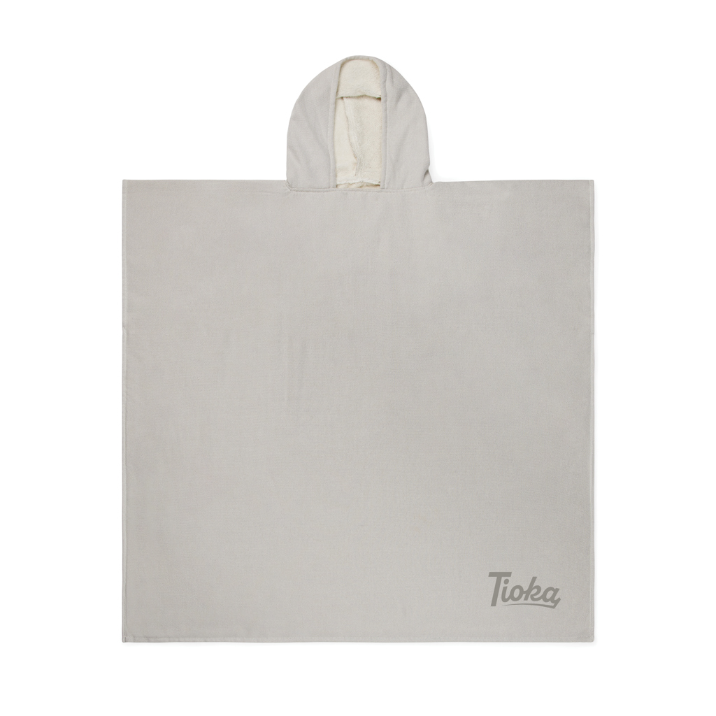 VINGA Tolo Hamam Frottee Strandponcho gelb, 100 × 95 cm, OEKO-TEX