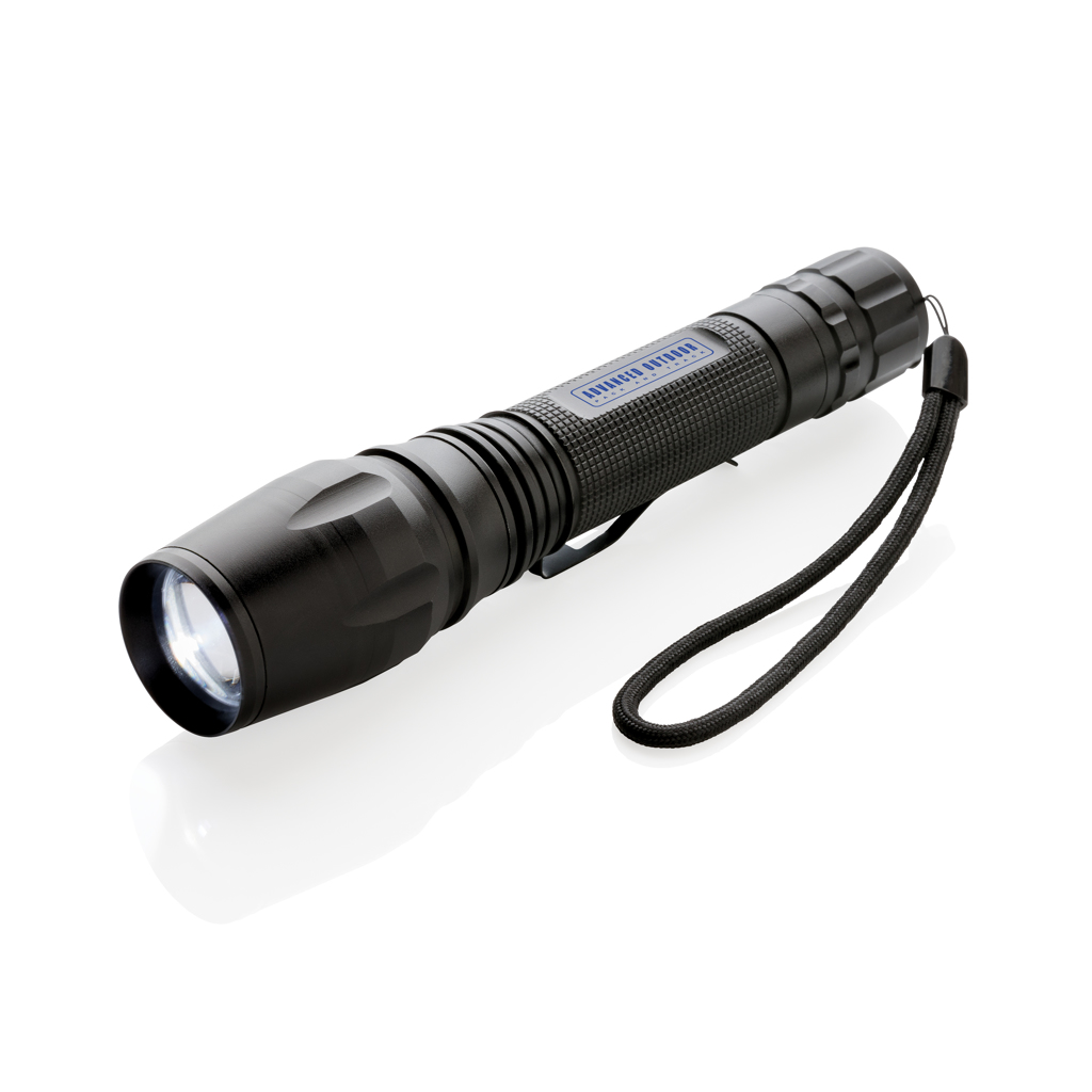 XD Collection 10W Cree LED-Taschenlampe aus Aluminium mit Logo-Veredelung
