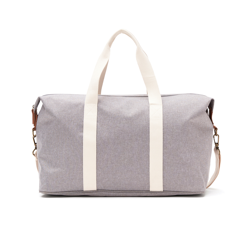 VINGA Sortino Wochenendtasche aus PET mit PU-Details, bestickbar VINGA Sortino Wochenendtasche aus PET mit PU-Details, bestickbar