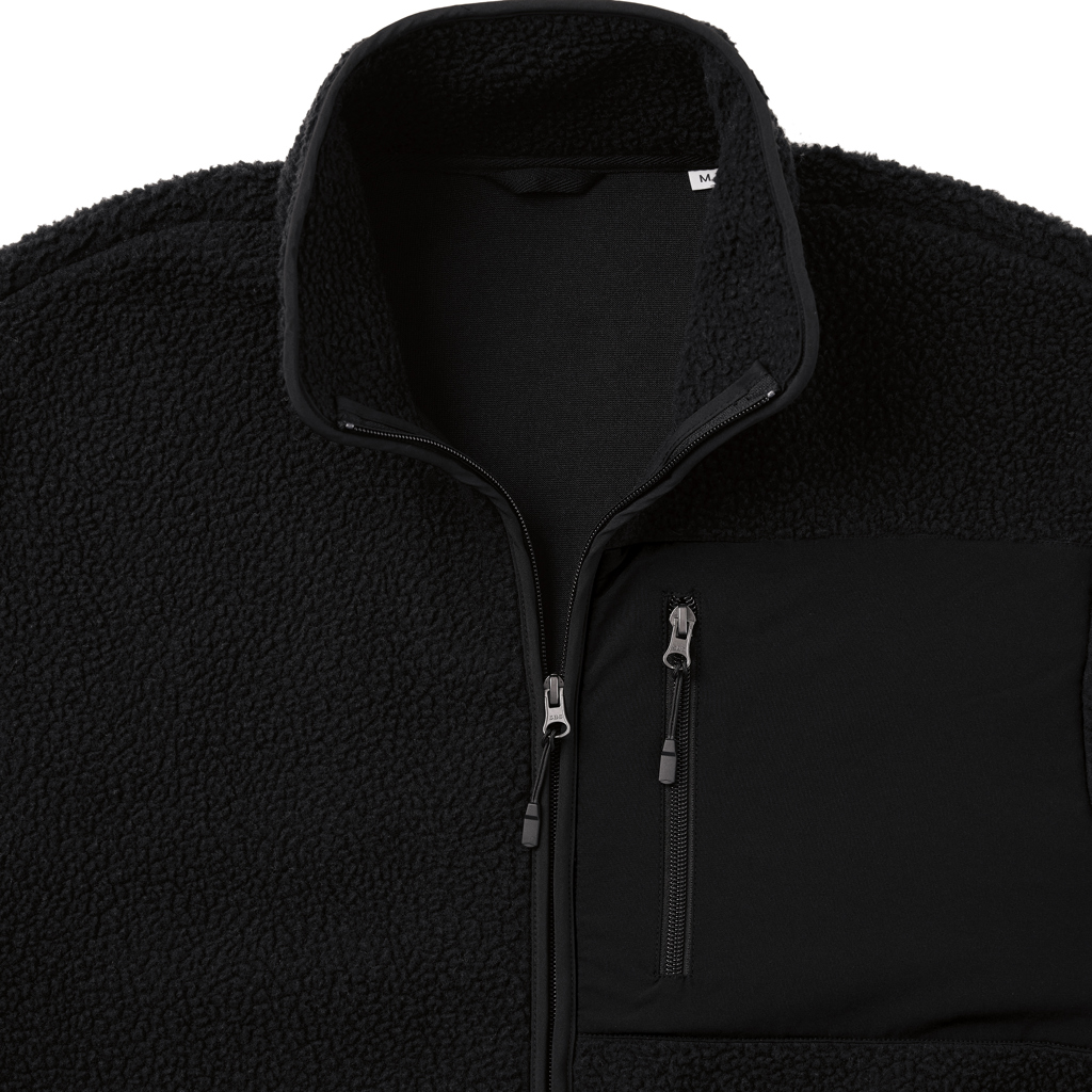 iqoniq Diran Unisex-Fleecejacke aus 100 % recyceltem Polyester, bestickbar und bedruckbar