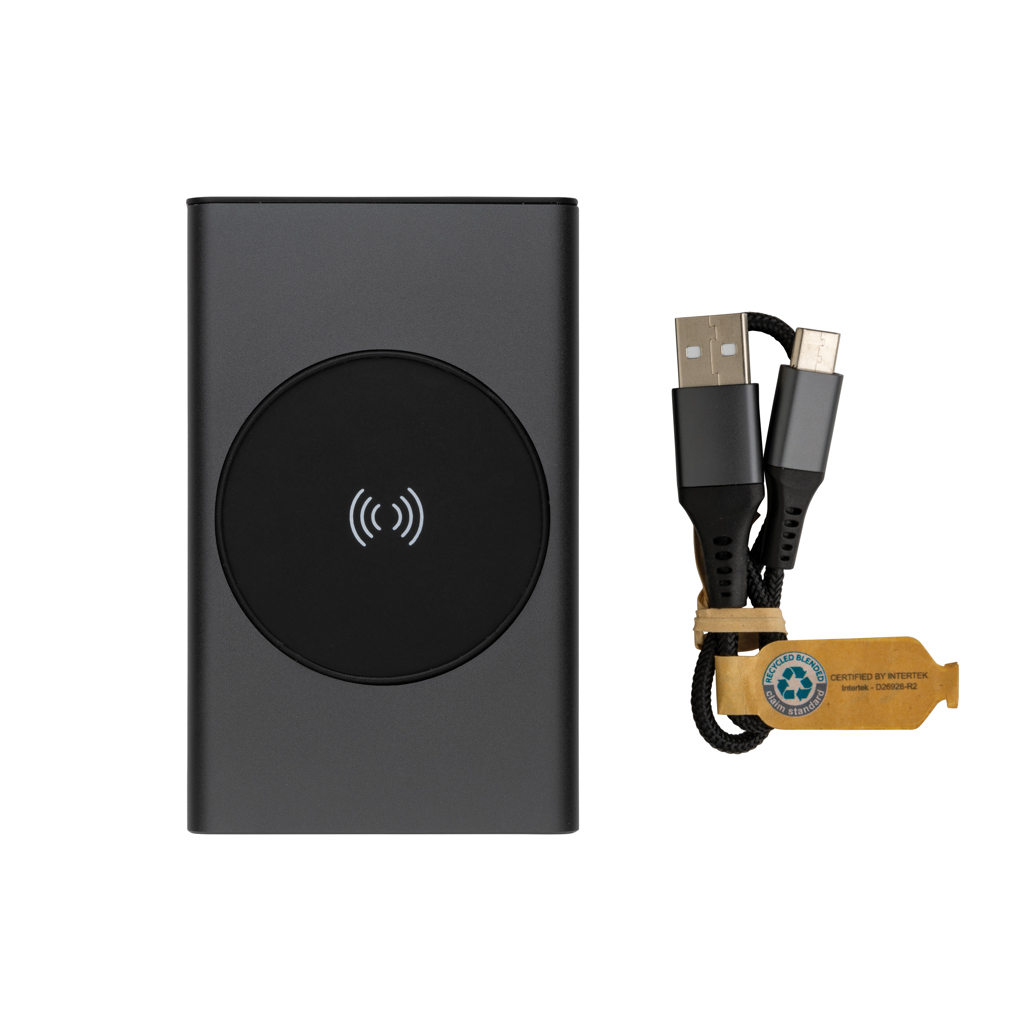 TerraCharge 5000mAh RCS Aluminium Powerbank - Exklusives Werbegeschenk für Events