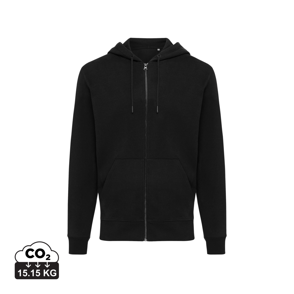 Iqoniq Abisko Zip-Hoodie 340 g/m² aus Bio- und recycelter Baumwolle