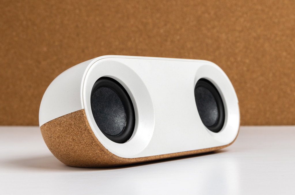 Oregon 10W Bluetooth-Lautsprecher aus FSC-Kork und RCS-recyceltem ABS