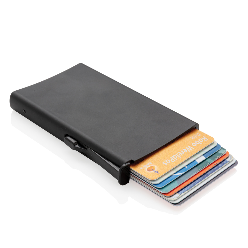 Aluminium RFID Kartenhalter mit Easy-Slider – XD Collection