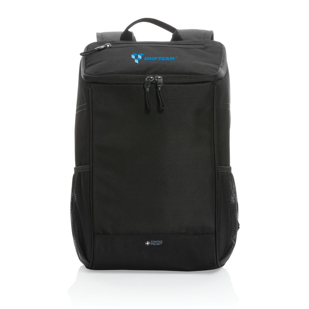 Swiss Peak AWARE 1200D Deluxe Kühlrucksack recycelt, bestickbar und bedruckbar Swiss Peak AWARE 1200D Deluxe Kühlrucksack recycelt, bestickbar und bedruckbar