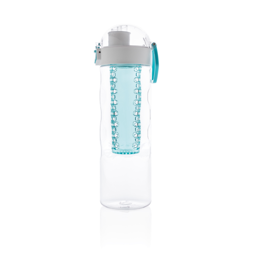 XD Xclusive Honeycomb Aromaflasche 700 ml türkis, Tritan BPA-frei, mit Logo bedruckbar