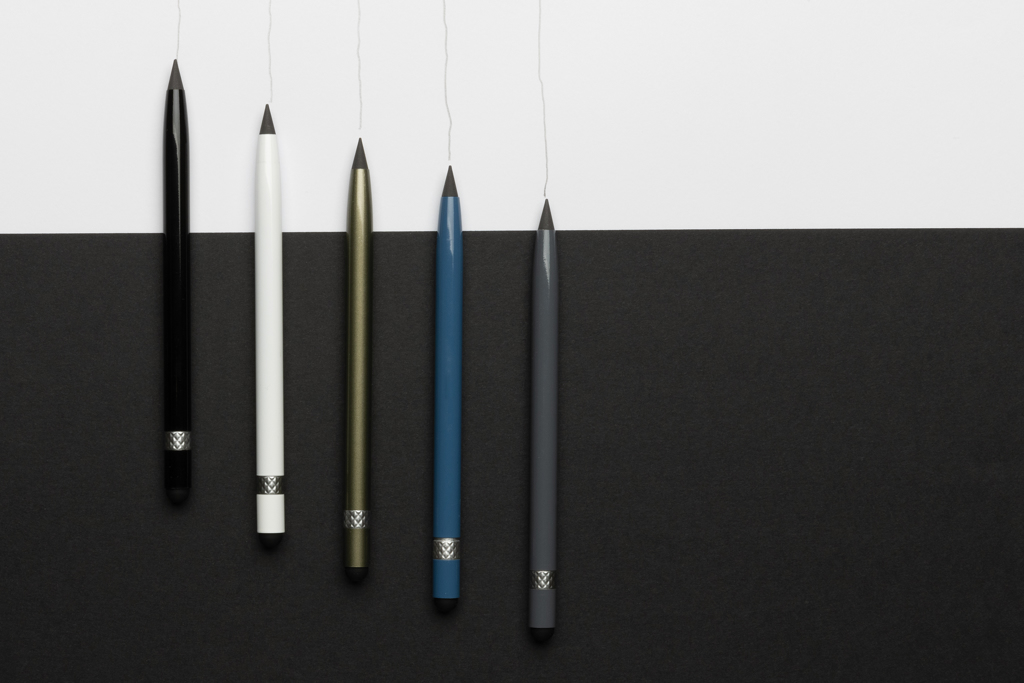Tintenloser Aluminium-Graphitstift Pro 20.000 m, grau