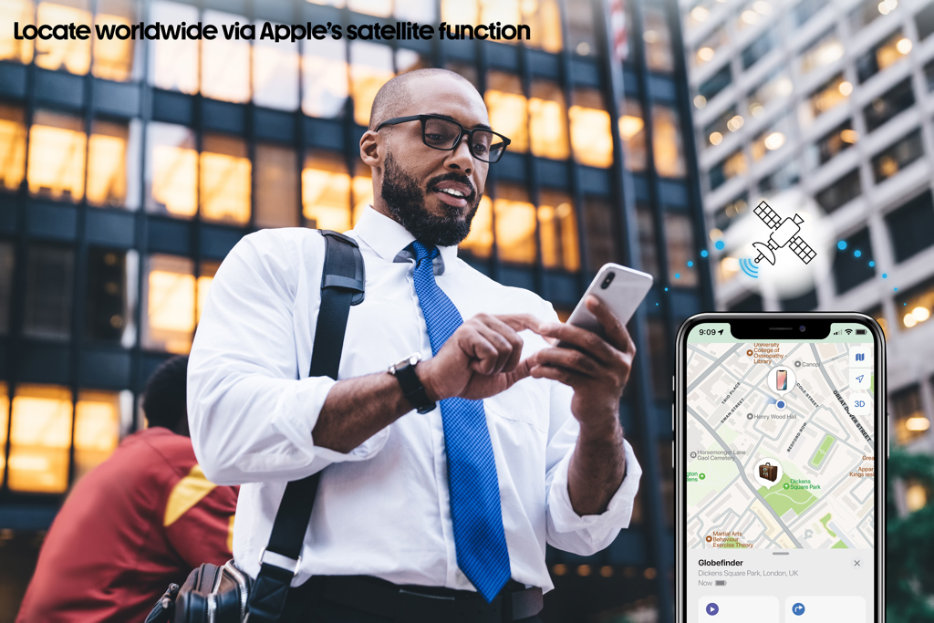 RCS-zertifizierter Gepäck-Tracker, Apple Wo ist – schwarz