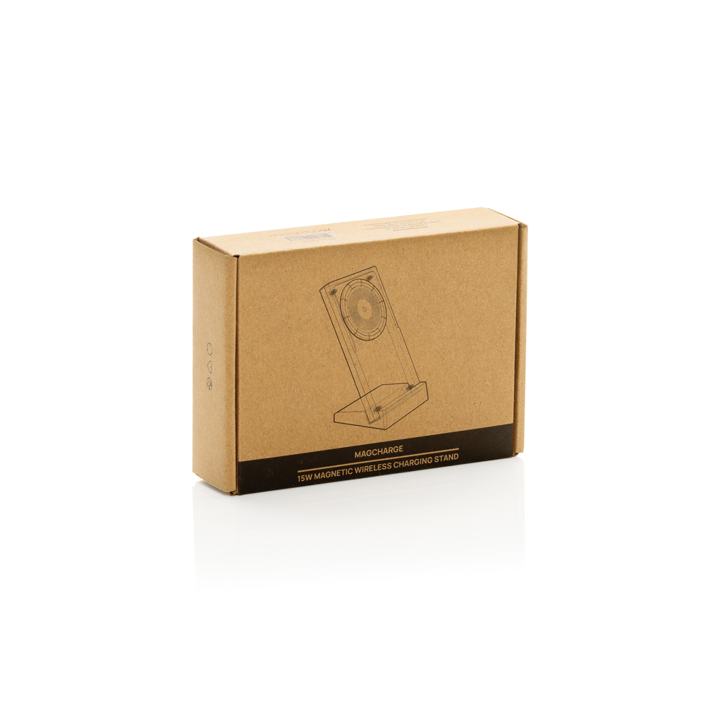 XD Collection Magcharge 15W magnetischer Wireless-Charger-Stand aus Acryl, bedruckbar mit Logo XD Collection Magcharge 15W magnetischer Wireless-Charger-Stand aus Acryl, bedruckbar mit Logo