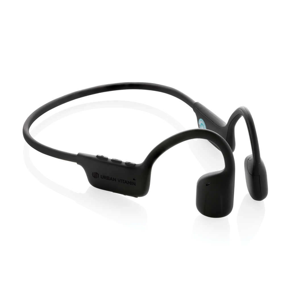 Urban Vitamin Glendale Air-Conductive Ohrhörer aus RCS rPlastik (mit Logo bedruckbar)