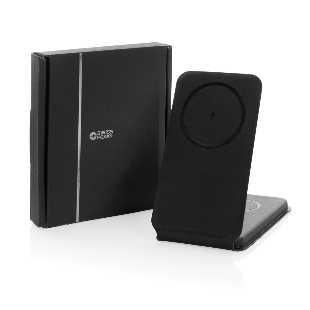 Swiss Peak 3-in-1 Wireless Charger rPU 15W magnetisch Swiss Peak 3-in-1 Wireless Charger rPU 15W magnetisch