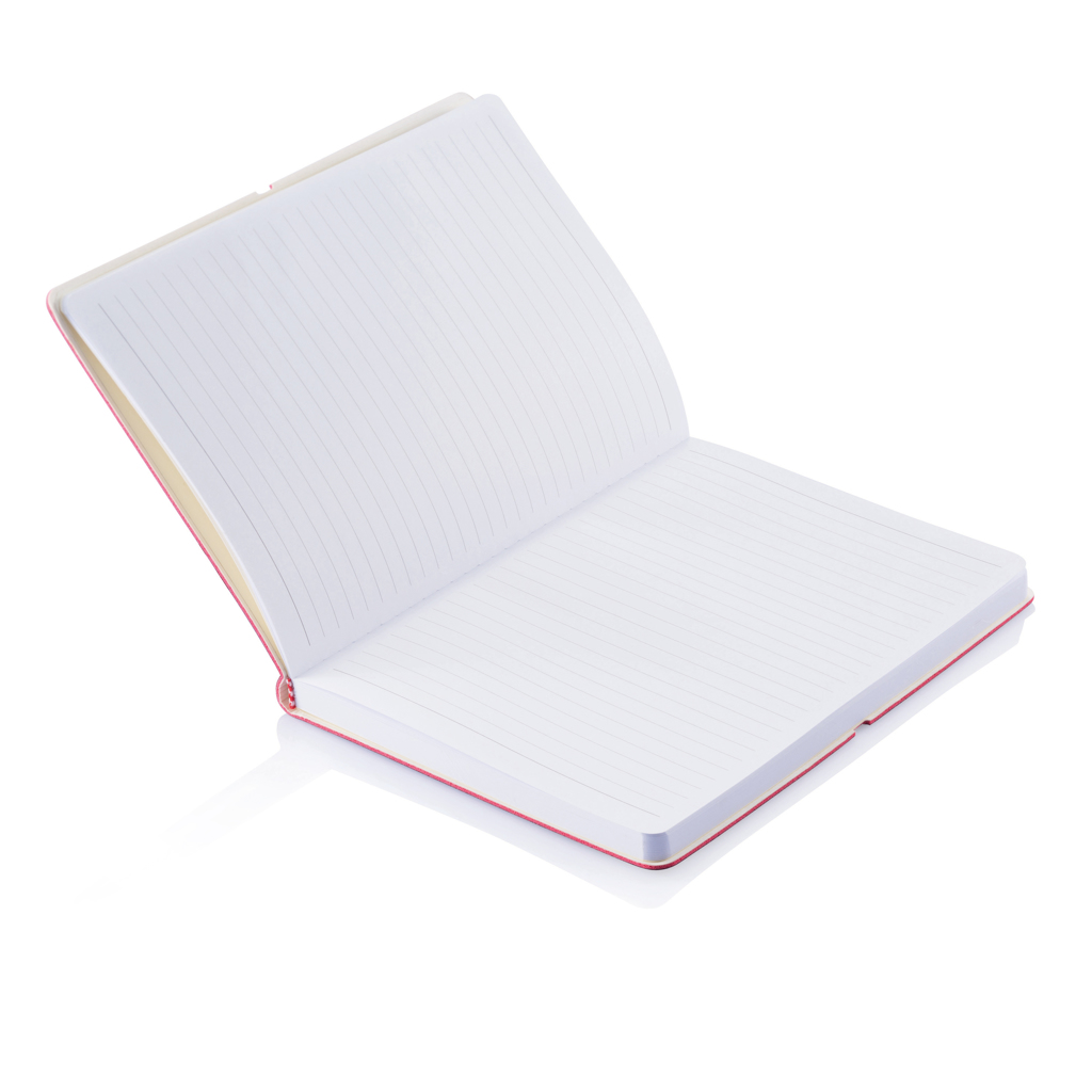 XD Collection Deluxe Softcover Notizbuch A5 schwarz – 192 linierte Seiten, FSC-Mix, bedruckbar