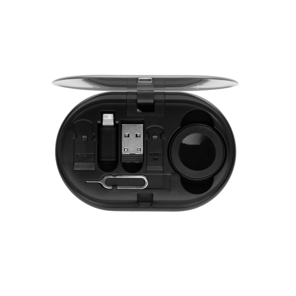 Chargevix Multifunktionales 60W-Lade-Set aus RCS rPlastic, bedruckbar Chargevix Multifunktionales 60W-Lade-Set aus RCS rPlastic, bedruckbar