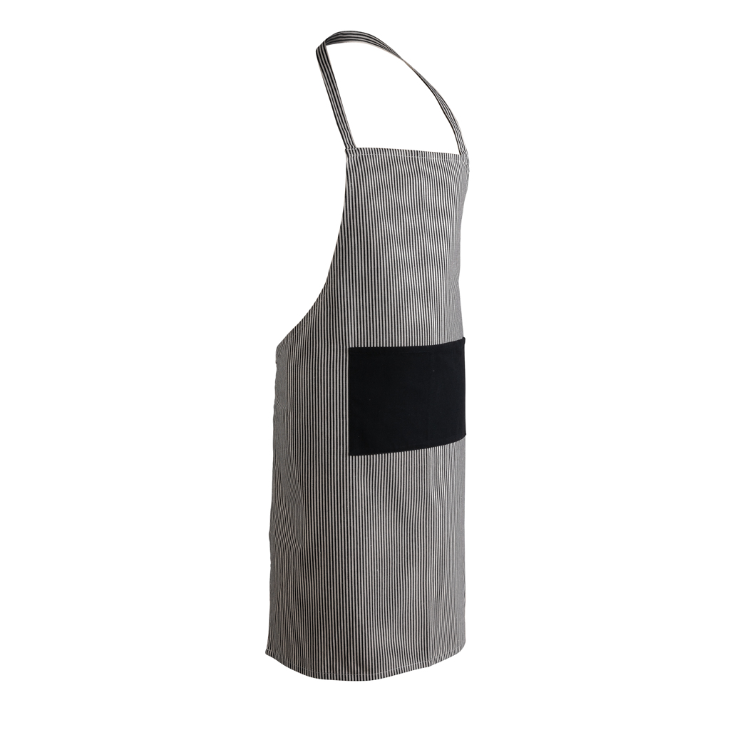 Ukiyo Aware 280gr rCotton Deluxe Schürze, recycelte Baumwolle, schwarz, bedruckbar