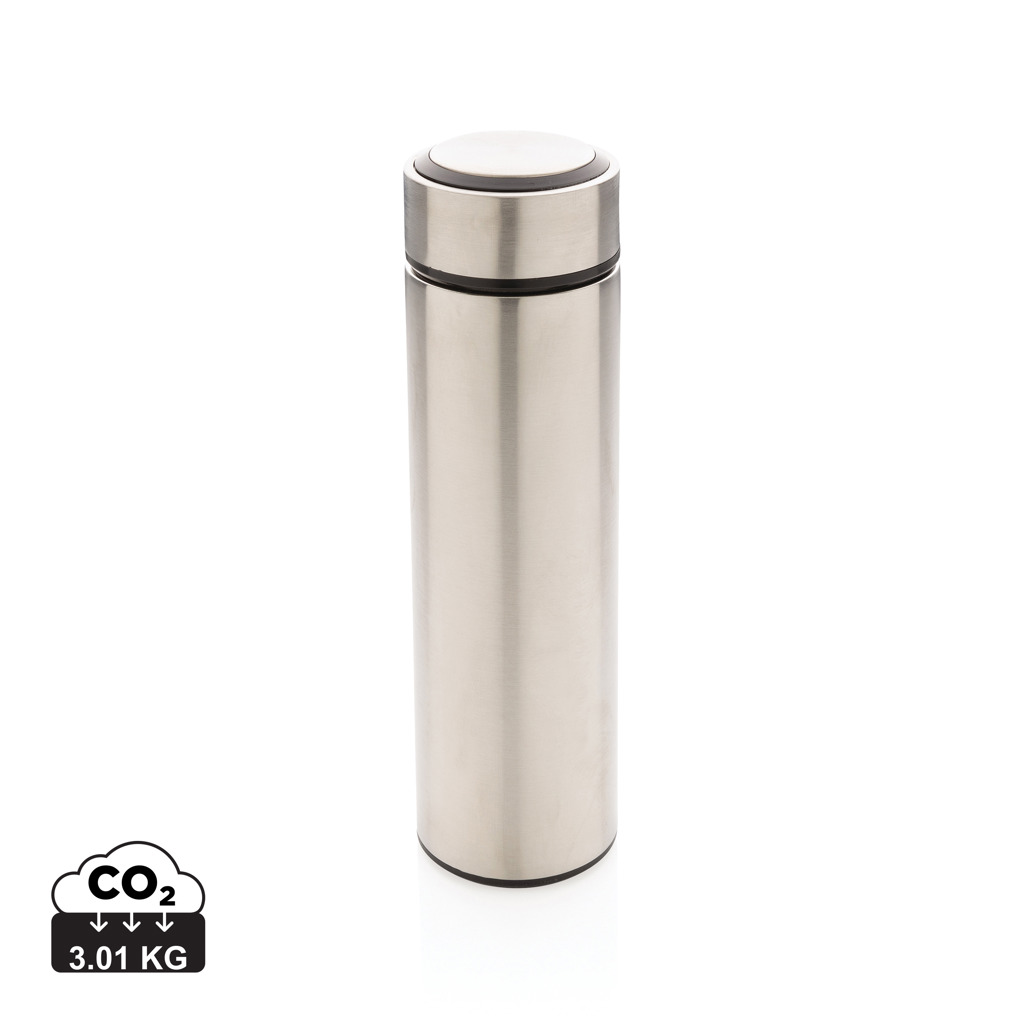 Edelstahl Vakuum-Thermoflasche 450ml auslaufsicher silber Edelstahl Vakuum-Thermoflasche 450ml auslaufsicher silber