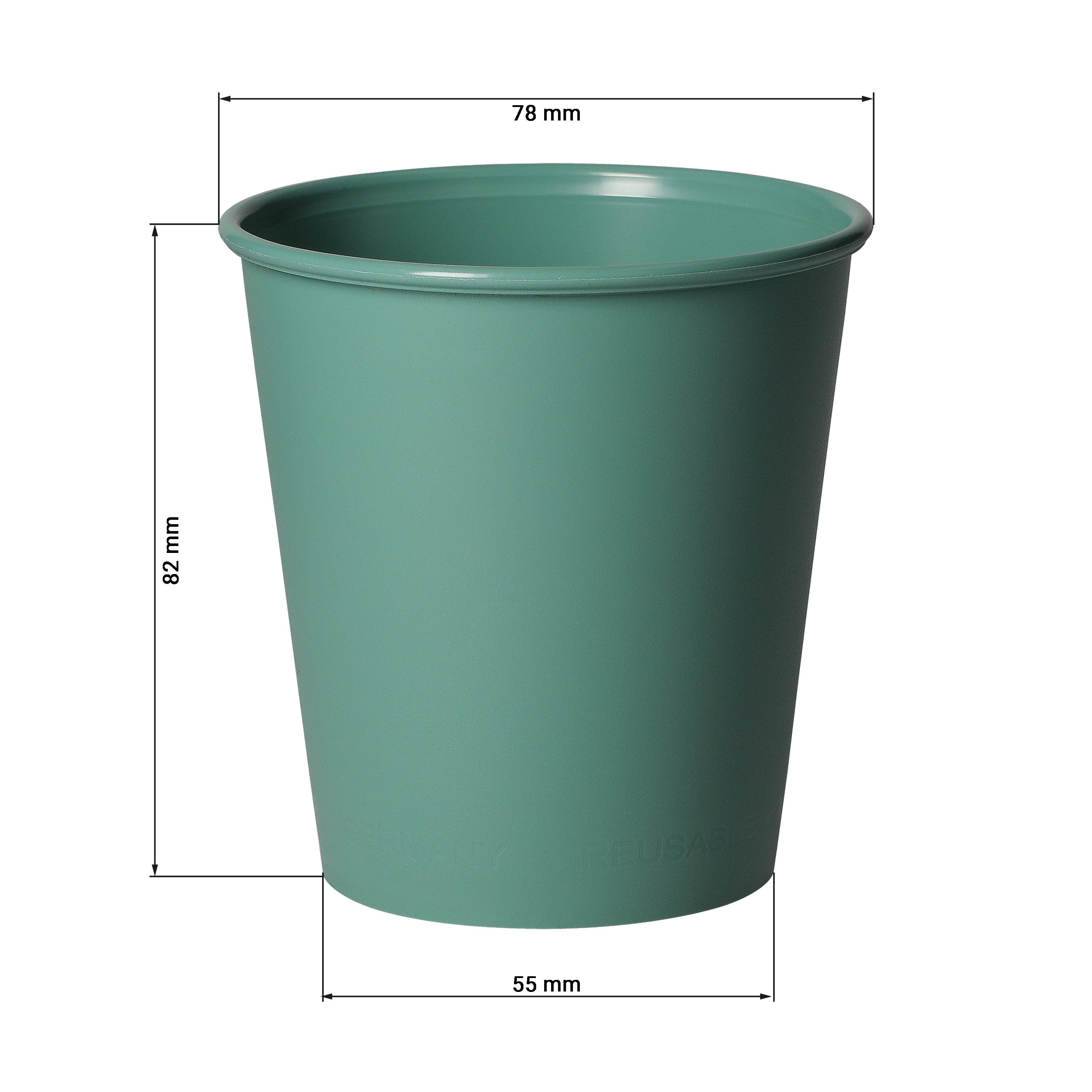 Becher "ToGo", 200 ml, elastoNature – DET1 Becher "ToGo", 200 ml, elastoNature