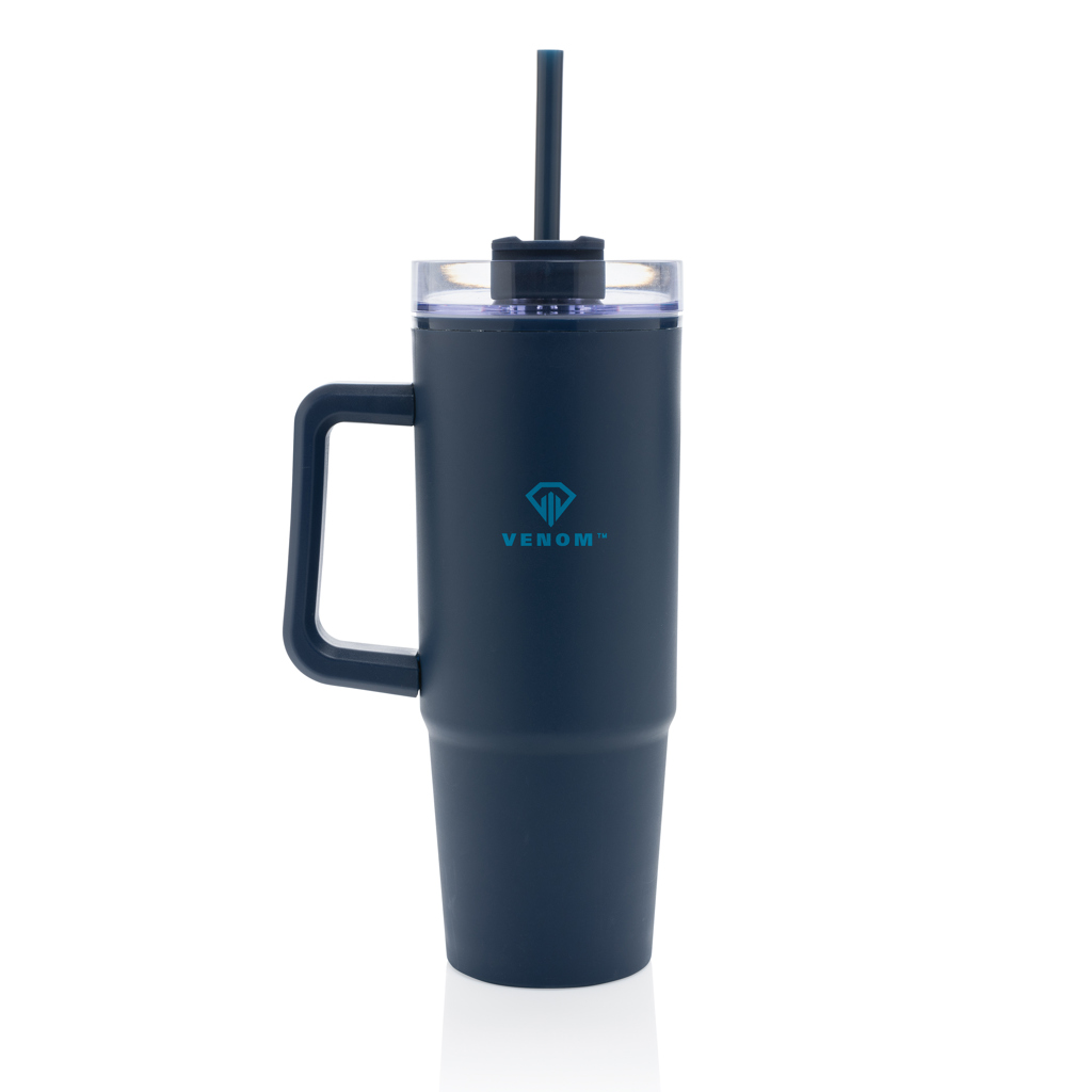 Tana Becher 750 ml aus RCS-recyceltem Kunststoff mit Griff – bedruckbar als Werbeartikel