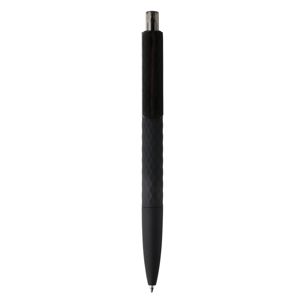 X3 Black Kugelschreiber mit Smooth-Touch aus RCS-recyceltem ABS
