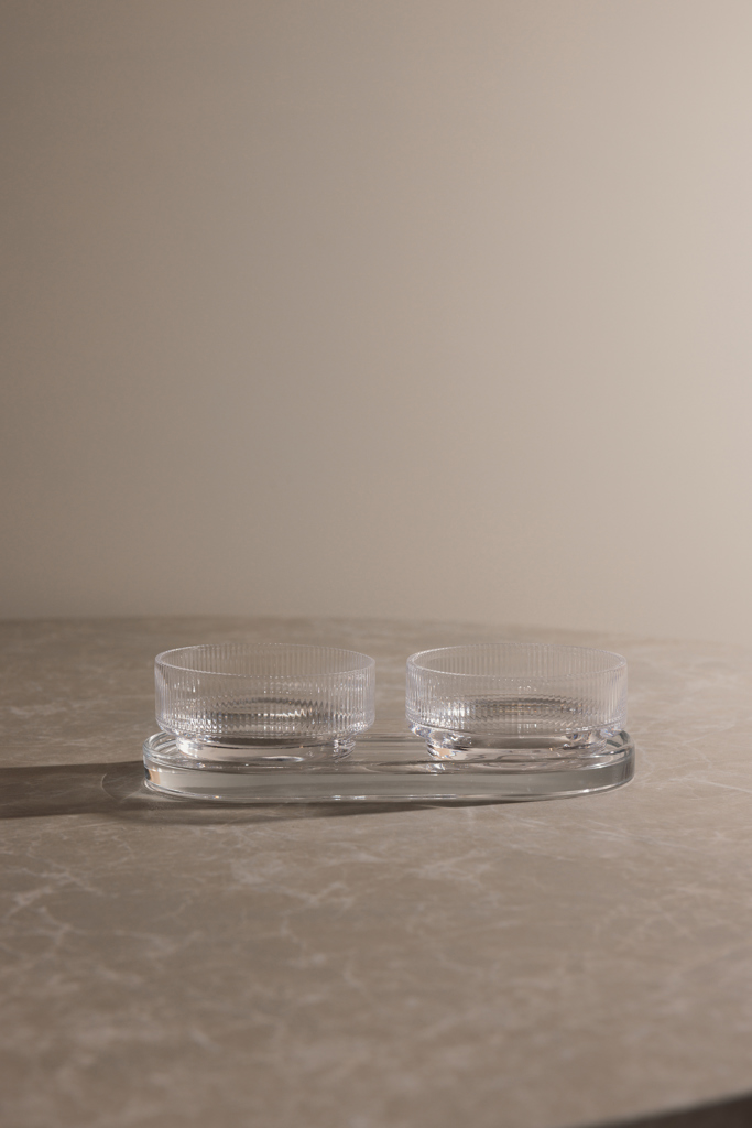 Glas-Tapas Servierset für Catering & Events – transparent Glas-Tapas Servierset für Catering & Events – transparent