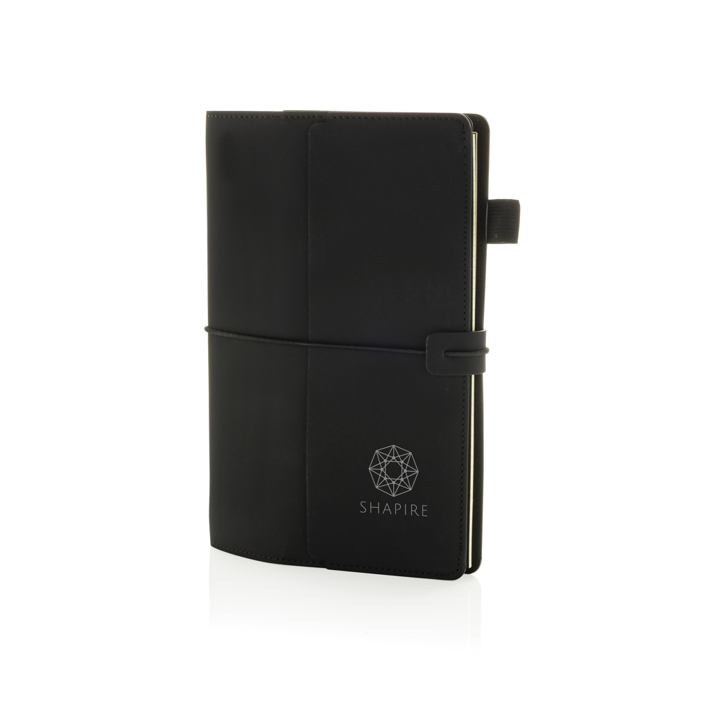 XD Collection Daily Notes Binder – nachfüllbares 3-in-1 PU-Notizbuch mit Logo