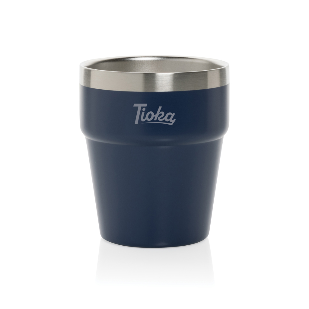 Clark Doppelwandige RCS Kaffeetasse 300 ml aus recyceltem Edelstahl