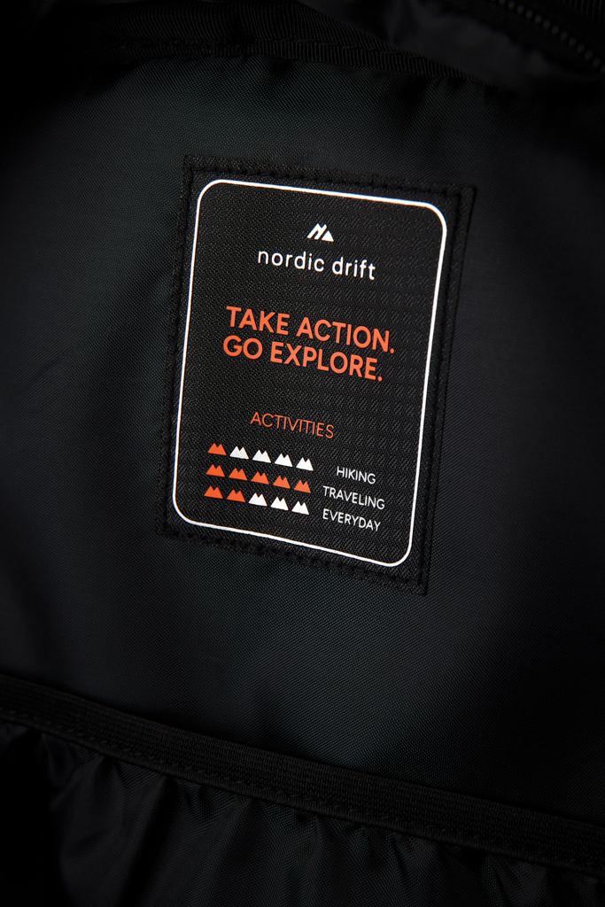 Nordic Drift Trail Daypack 16L RCS – Recycling-Rucksack mit Laptopfach, individuell besticken oder bedrucken