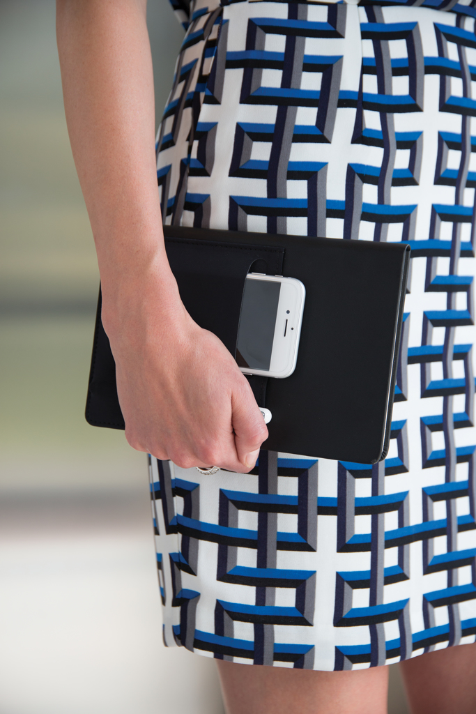 XD Collection A5 Notizbuch mit Smartphone- und Dokumentenfach, PU, bedruckbar