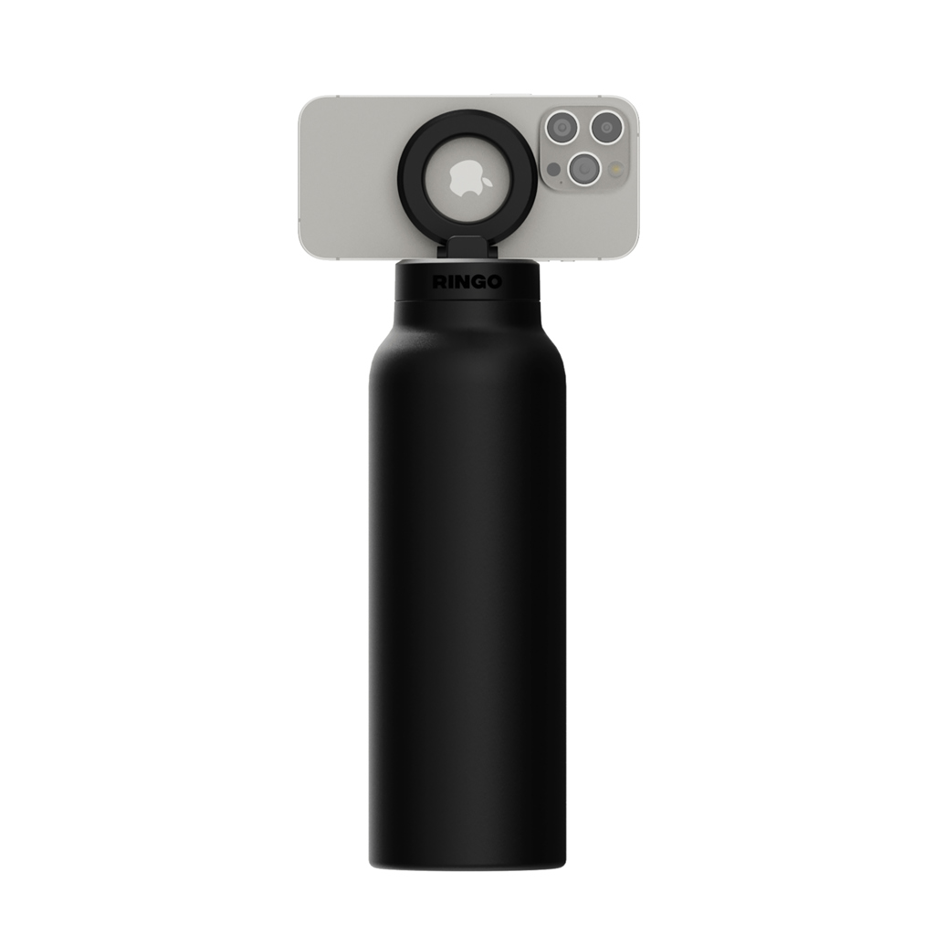 Ringo Pro Thermoflasche 710 ml mit MagSafe-Handyhalterung – gravierbar und bedruckbar