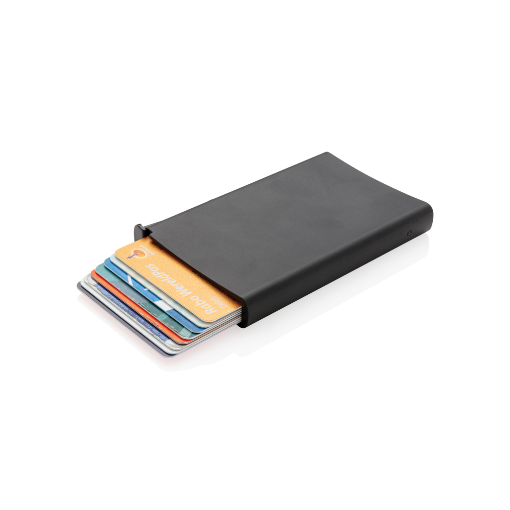 Aluminium RFID Kartenhalter mit Easy-Slider – XD Collection Aluminium RFID Kartenhalter mit Easy-Slider – XD Collection