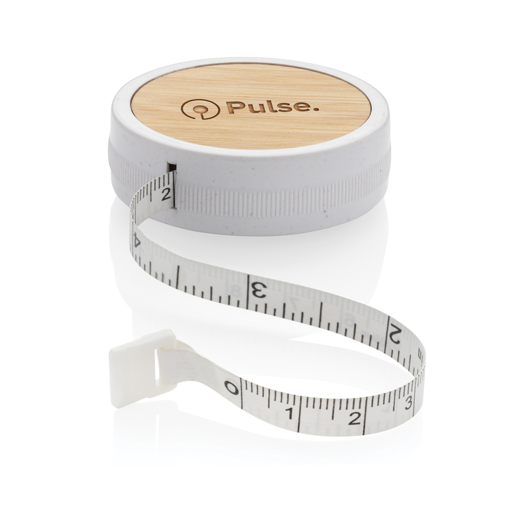 XD Collection Schneidermaßband P110.03 — RCS-recyceltes ABS mit FSC®-Bambus, bedruckbar XD Collection Schneidermaßband P110.03 — RCS-recyceltes ABS mit FSC®-Bambus, bedruckbar