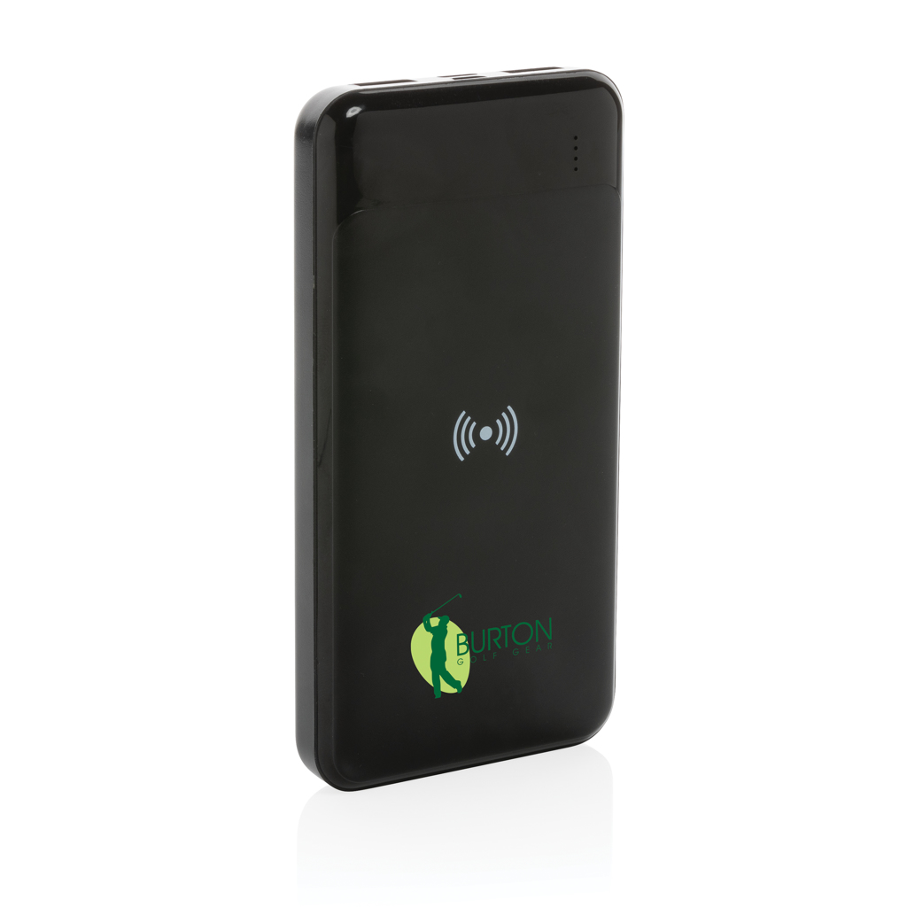 XD Collection Wireless Powerbank 8.000 mAh aus RCS-recyceltem ABS – bedruckbar XD Collection Wireless Powerbank 8.000 mAh aus RCS-recyceltem ABS – bedruckbar