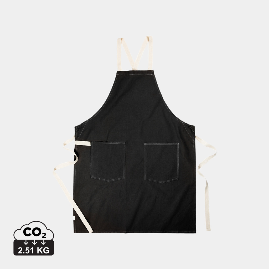 VINGA Sovano Schürze aus 70 % recycelter Baumwolle, 250 g/m², extra breit