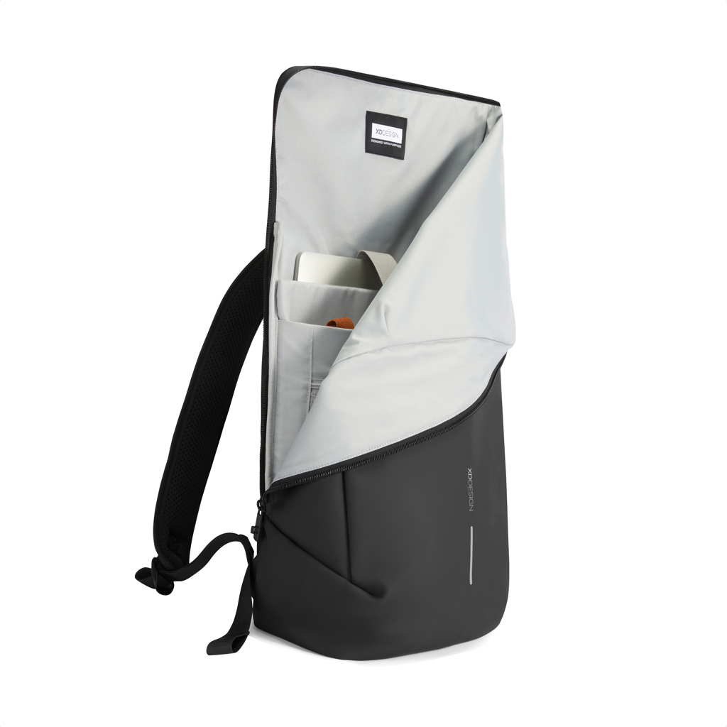 XD Design Urban Anti-Diebstahl-Rucksack mit 16-Zoll-Laptopfach, recyceltes PET, bedruckbar