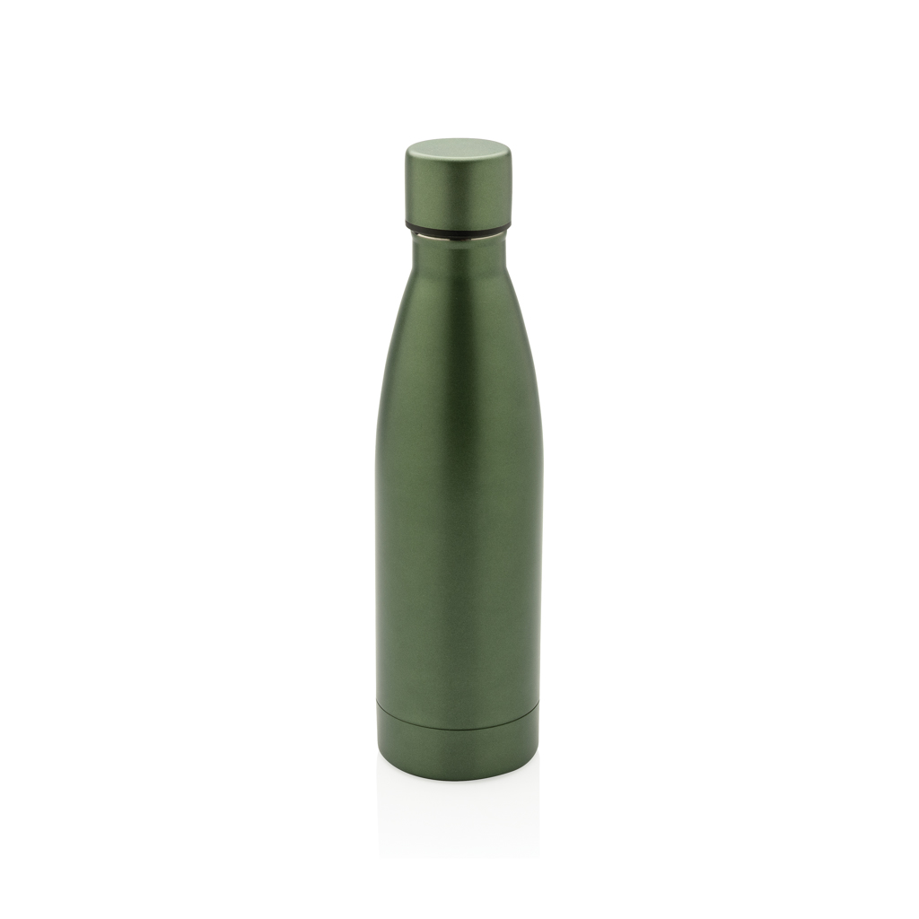 XD Collection RCS recycelte Edelstahl-Vakuumflasche 500 ml (mit Logo) XD Collection RCS recycelte Edelstahl-Vakuumflasche 500 ml (mit Logo)